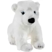 Heunec Kuscheltier "Bedrohte Tiere, Eisbär 25 cm", weiß, Plüschfiguren, KinderH:25cm, Polyester, Kuscheltier, H:25cm