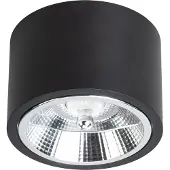 Eko-Light Aufputzleuchte Redondo Schwarz 1xAR111 GU10