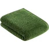 Vossen Badetuch "Vegan Life", grün (clover), B:67cm L:140cm, Frottier, Obermaterial: 100% Baumwolle, Handtücher, Badetuch, 100% vegan
