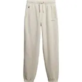 Superdry für Damen. W7011098A Jogginghose mit Gummizug und Essential-Logo an der Unterseite (XL), Beige, Lässig, Baumwolle