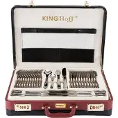 King Hoff Besteck 72 Elem. Atlas Kh-Koffer 3561
