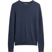 Superdry für Herren. M6110564A Essential Marineblauer Pullover mit Rundhalsausschnitt (XXL), Lässig, Nylon
