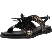 Carmela für Damen. 16319801-NEGRO Sandalen 163198 schwarz (39), Wohnung, Schnalle, Lässig