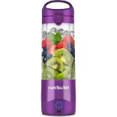 NutriBullet Portable, Tragbarer Mixer, 0,475 l, Pulsfunktion, Eis-Crusher, 0,5 m, Violett