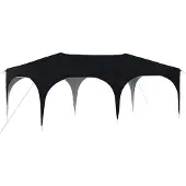 Syfax Pop-up Partyzelt 575 x 288 x 245 cm Anthrazit Oxford-Stoff