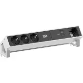 Bachmann BM0023761 DESK2 3xCEE7/3 1xUSB C/C 100W 1xCM 0,2m INOX