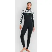Roxy Rise Natural 3/2 Mm Neoprenanzug Mit Langem Arm Und Reißverschluss Am Brustkorb Für Damen