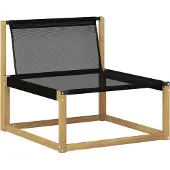 vidaXL Outdoor Mittelsofa Massivholz Akazie Weiß
