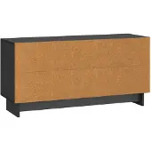 vidaXL TV-Schränk 102 x 34,5 x 50 cm Schwarz Holzwerkstoff