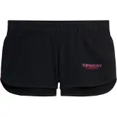 Superdry für Damen. W7110416A Sportswear Racer Shorts schwarz (M), Lässig, Baumwolle