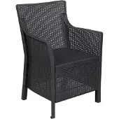 vidaXL Sessel Anthrazit PP