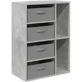 Syfax Sideboard Betongrau 60 x 33,5 x 84 cm