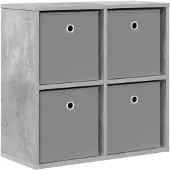 Syfax Sideboard Betongrau 59,5 x 27 x 57 cm