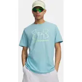 Under Armour Herren T-Shirt GL Foundation Update SS 1382915-425 XXL - Blue Haze/Lumos Lime/Wht - XXL