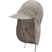 Mikk-Line - Kid's Summercap Long Neck Solid - Cap Gr 49 cm - 18-24 Months grau