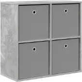 Syfax Sideboard Betongrau 68,5 x 32 x 67 cm