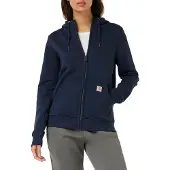 Carhartt Fleecejacke Clarksburg Full Zip Hoodie Women Navy-XS