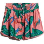 Superdry für Damen. W7110423A Rosa Strandshorts (M), Lässig, Viskose