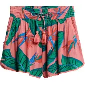 Superdry für Damen. W7110423A Rosa Strandshorts (XS), Lässig, Viskose