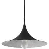 Lumicom Pendelleuchte Louie aus handlackiertem Blattmetall, 33 cm breit, 16 cm hoch