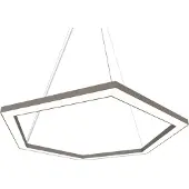 Lumicom Esagono Pendelleuchte D60 Einfarbige Glanzende