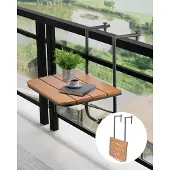 Zerbaco Balkontisch Hängetisch Balkonhängetisch Klappbar Klapptisch 595x400mm