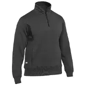 Bisley Workwear Fleece-Zip-Sweater RAWSON 264150 Gr. 4XL grau