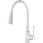 Invena HULA PLUS BZ-85-P02-L Spültischarmatur, weiß
