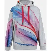 Salzhaut Kapuzenpullover "Hoodie WANNERUP", Damen, Gr. M, grau (grau melange), Obermaterial: 60% Baumwolle CO. 40% Polyester PES., Pullover Kapuzenpullover