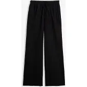 Bonprix Palazzohose weites Bein, verstellbarer Bequembund, aus Leinen und Viskose