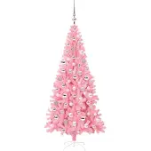 vidaXL Weihnachtsbaum Rosa 180 cm PVC