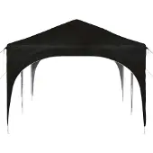 vidaXL Pop-up Partyzelt 575 x 288 x 245 cm Schwarz Oxford-Stoff