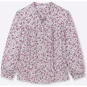 Sheego Bluse in ecru-erika-bedruckt | Gr.: 52