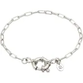 Elli Armkette PREMIUM "Armband Gliederkette Federring Modern 925 Sterling Silber" Gr. 17, silber, Armbänder, Damen, 17, Silber 925 (Sterlingsilber), Armkette