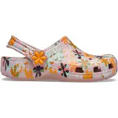 Crocs Clog "Classic Retro", Damen, Gr. 32, Croslite, bunt (rose, geblümt), Schuhe Clog, Sommerschuh, Gartenschuh, Hausschuh mit schwenkbarem Fersenriemen