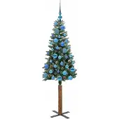 vidaXL Schlanker Weihnachtsbaum Grün 150 cm