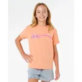 Rip Curl RipCurl Molokaï Crew Tee-girl salmon (0130) 14
