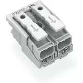 Wago 294-5002 Leuchtenanschlussklemme,Drücker extern,ohne PE-Kontakt,weiß 2945002 - 1000 Stück