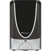 Sc johnson STOKO TouchFree Seifenspender, Berührungsloser Kunststoffspender für 1,2 l - Kartuschen, Maße: H 277 x B 170 x T 100 mm, ultra schwarz, mit Chrom