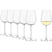 Stölzle Lausitz Celestia Weißweingläser Facettendesign 410 ml, 6er-Set