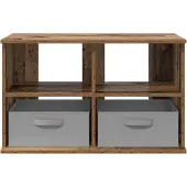 vidaXL TV-Ständer mit Schubladen Altholz 79 x 40 x 48 cm