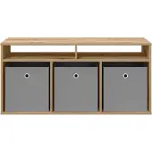 vidaXL Lowboard 102 x 32 x 48,5 cm Artisan-Eiche