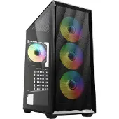 Sharkoon VK4 ARGB schwarz Tempered Glass - Midi/Minitower - ATX