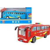 Adar Bus mit Pull-Back-Antrieb 1:32 mit Licht- und Soundeffekten