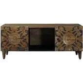 vidaXL Couchtisch Braun 100 x 54 x 40 cm Massivholz Mango