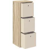 vidaXL Sideboard mit Schubladen Sonoma-Eiche 35 x 32 x 99,5 cm