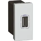 Legrand Mosaik USB-Ladegerät 5V 750mA 1 Modul Aluminium - 079391