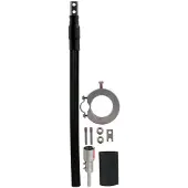 Dehn HVI Stromleitung D 27mm Cu schwarz mit Anschlusselementen - 819165