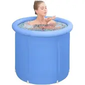 Markenlos Faltbadewanne - Aufblasbares Ligbad - 75x75cm