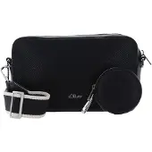 s.Oliver Umhängetasche Crossbody Bag Grey / Black schwarz